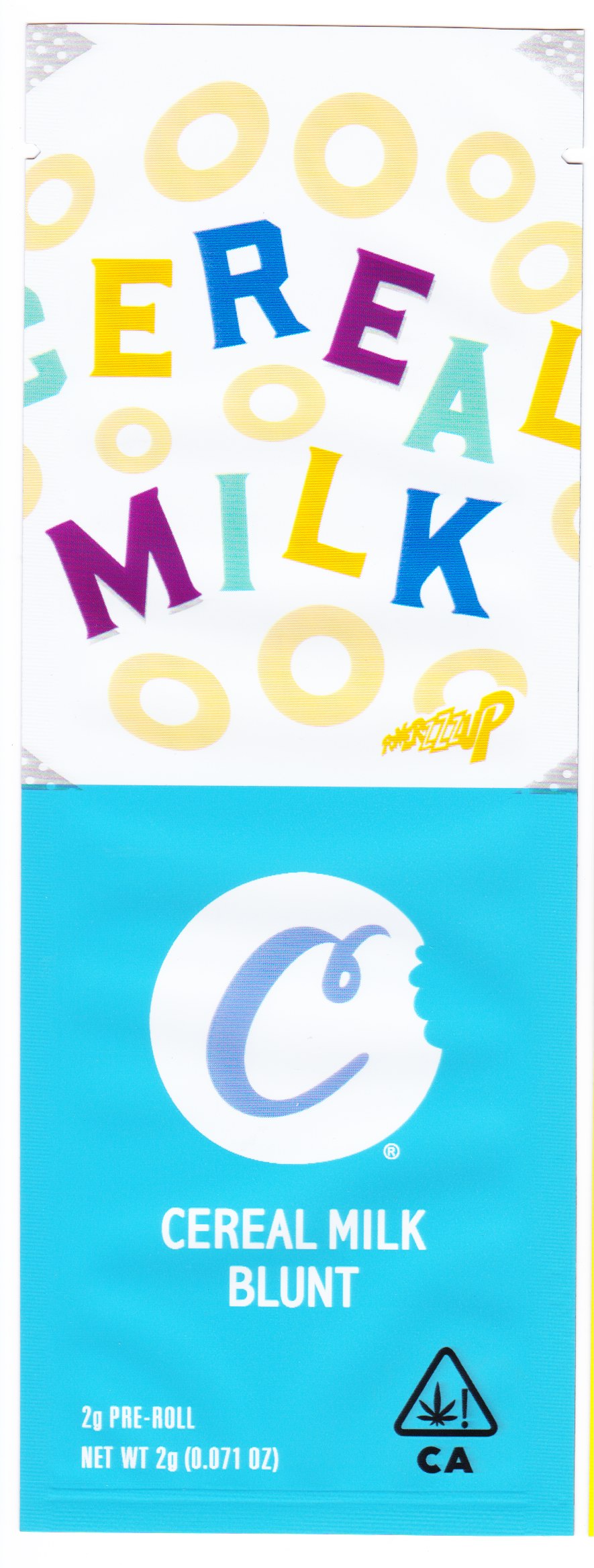 Cereal Milk Blunt 2g Blunt Mylar Bag Smokers Choice UK