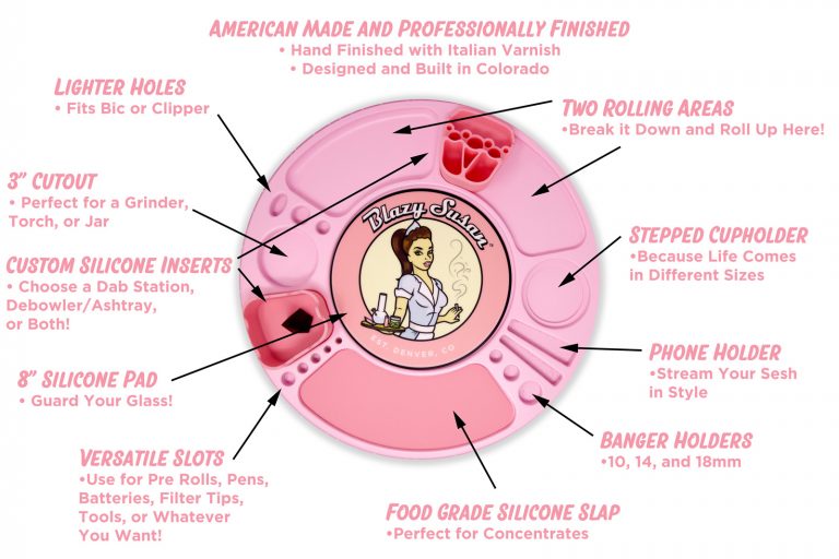 BLAZY SUSAN LAZY SUSAN ROTATING TRAY BIRCH WOOD Smokers Choice UK