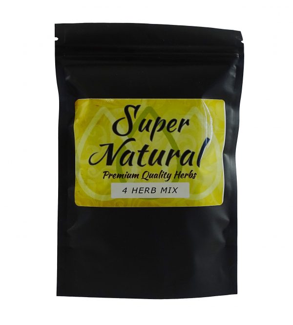 Super Natural 4 Herb Mix 25g Single pack Front HERB001 scaled
