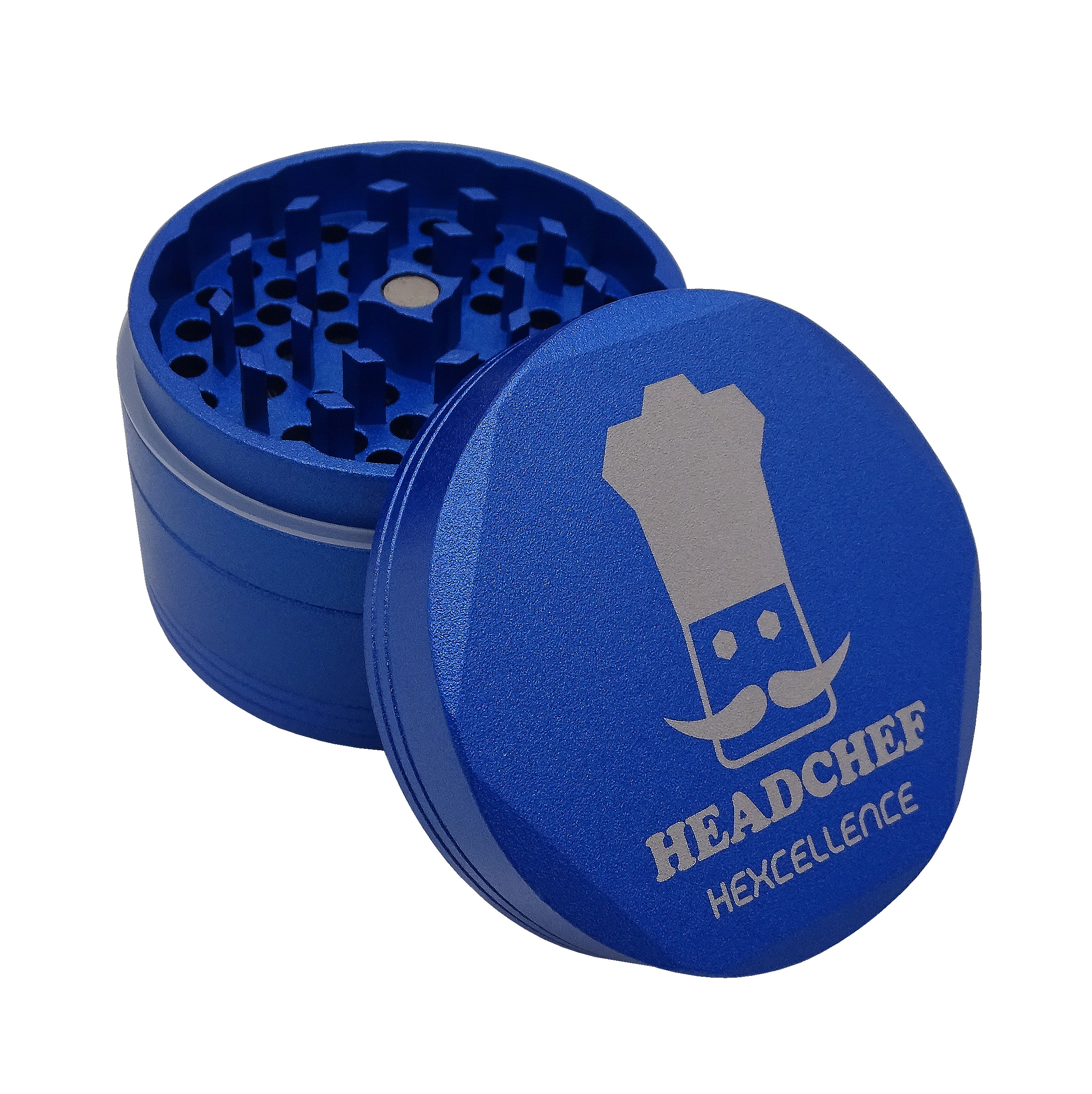 Headchef Hardcore Grinder 62mm Open Image GRHC068