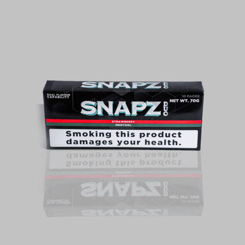 Snapz Duo Hemp Cigarettes MentholStrawberry Snapz Duo 500x