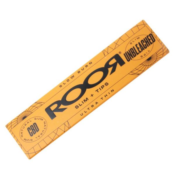 rolling paper tips unbleached cbd orange roor papers