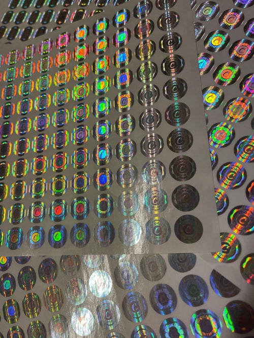 Cookies Authenticity Hologram Stickers 25pcs Cookies 500x
