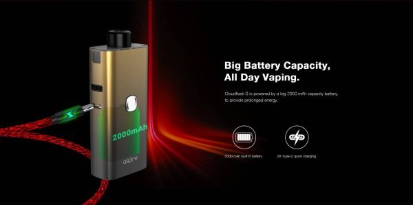 aspire cloudflask s battery