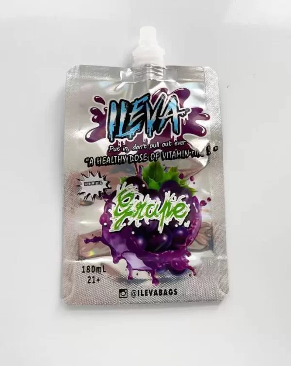 ILEVA 600mg 180ml Liquid spout top packing bag (Empty) - Image 4