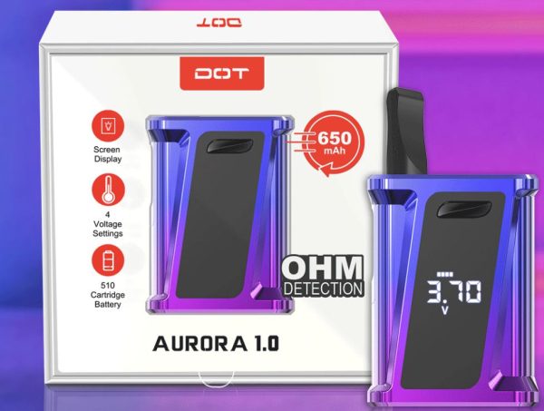 Aurora CBD Vape Box Mod 650Mah - Image 6