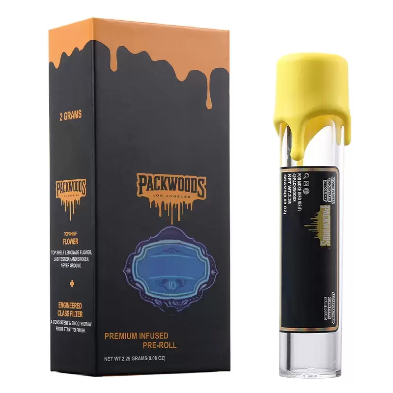 Packwoods Tubes Pre-roll Joint Packaging Plastic Tank - Image 5