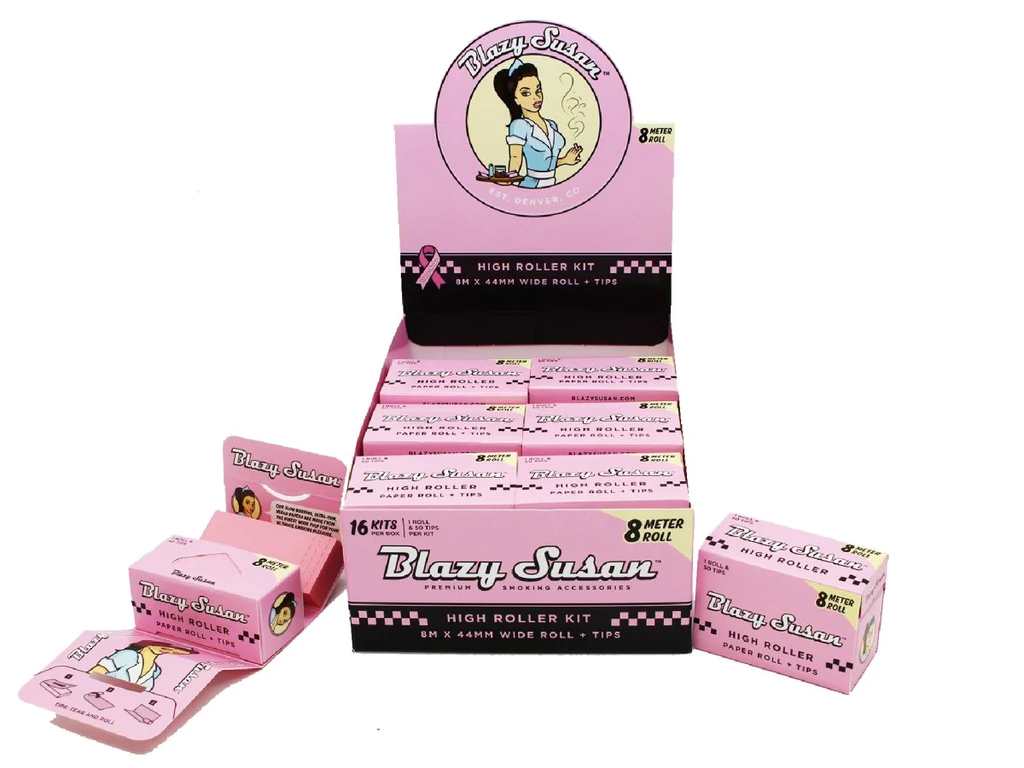 Blazy Susan High Roller Kit Pink Smokers Choice UK