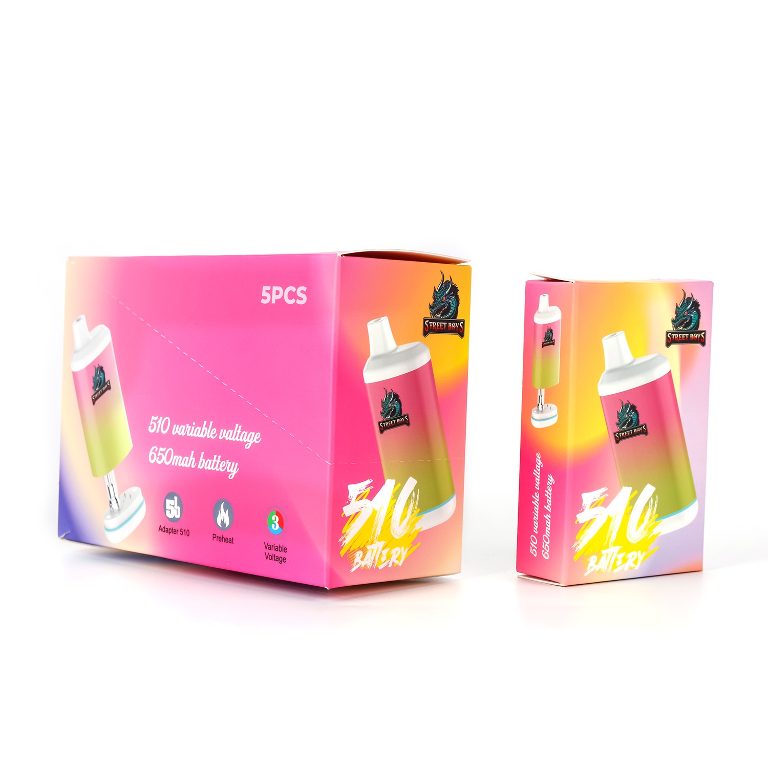 Street boys 510 thread Battery 650mah - Image 4