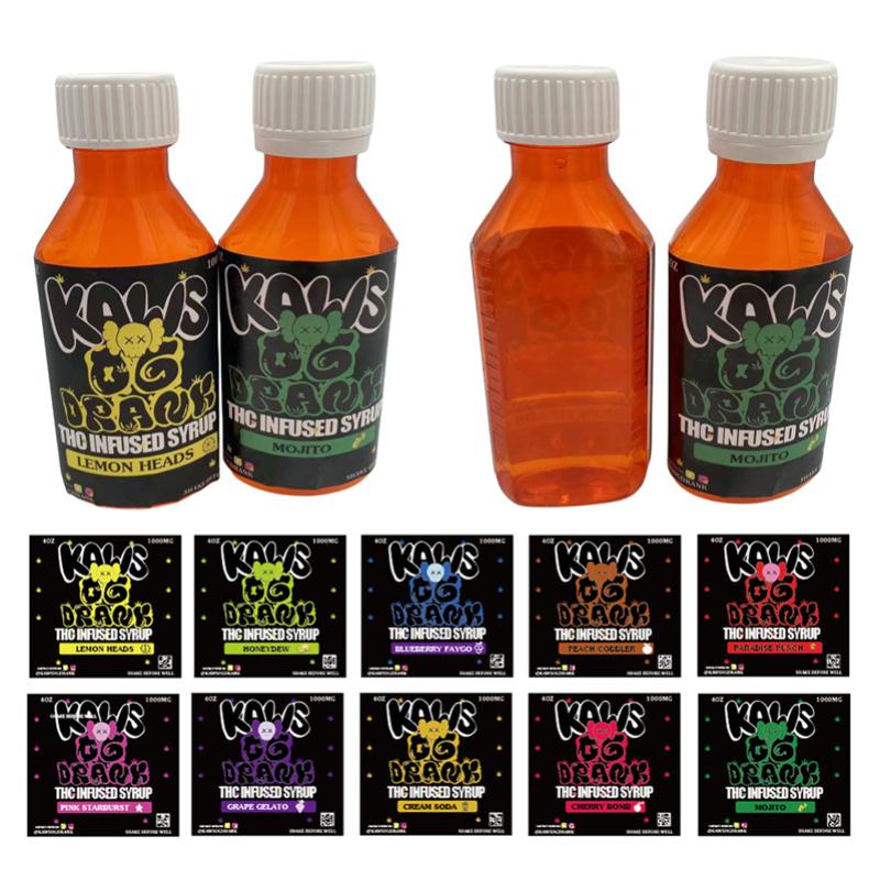Kaws 100ml Syrup juice Bottles - Image 2