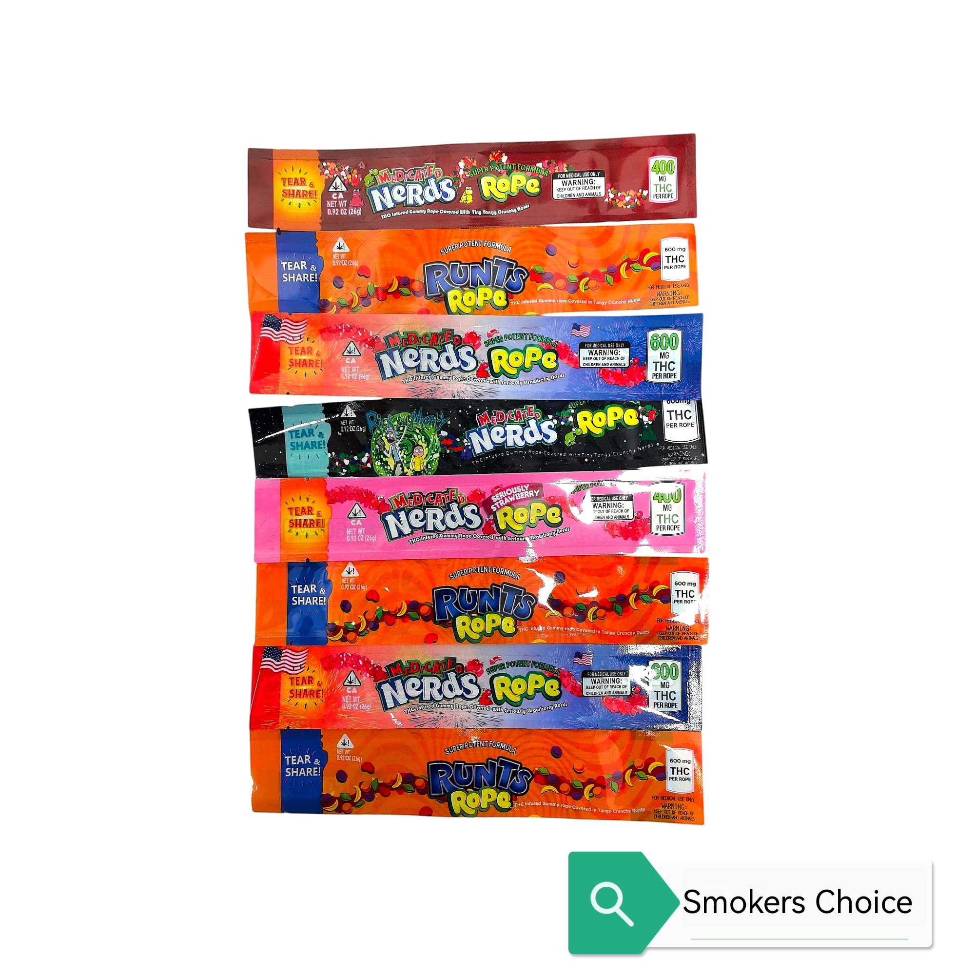 MEDICATED NERDS (EMPTY MYLAR BAG) - Image 2