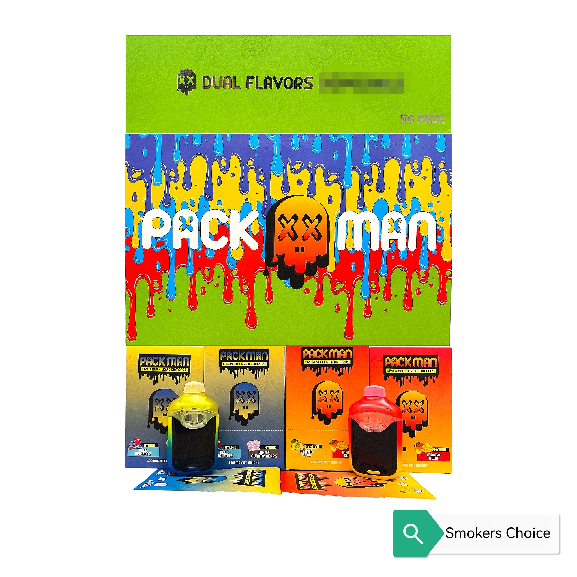 PACKMAN DUAL FLAVOURS 1ML (EMPTY) - Image 3