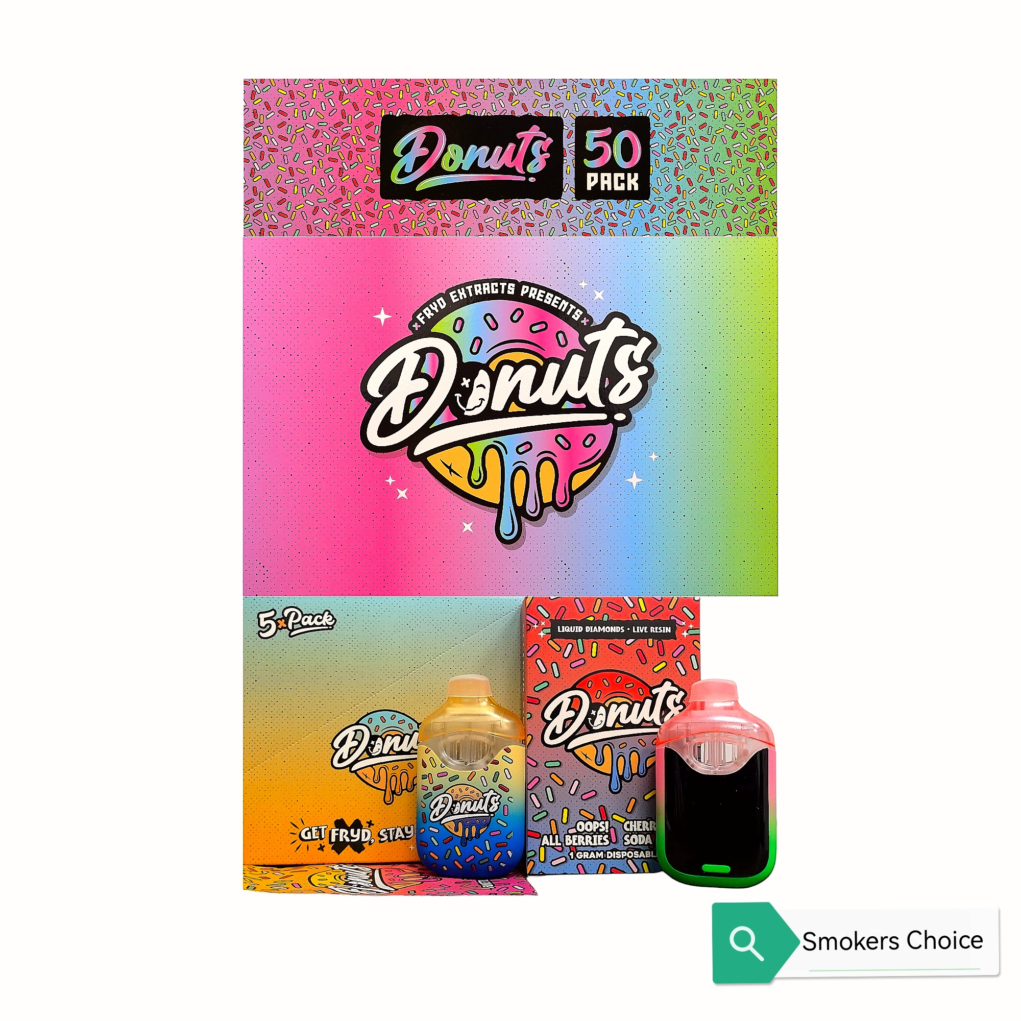 FRYD EXTRACTS - DONUTS 1ML (EMPTY) - Image 3